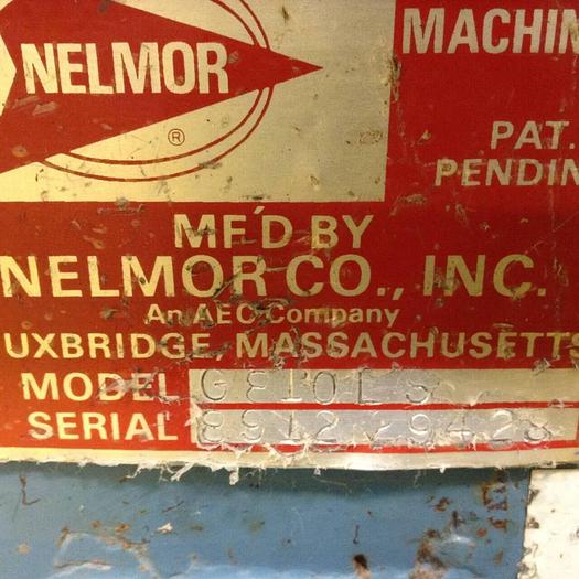 Used NELMOR 3 HP Grinder / Granulator G810LS 3 HP USED