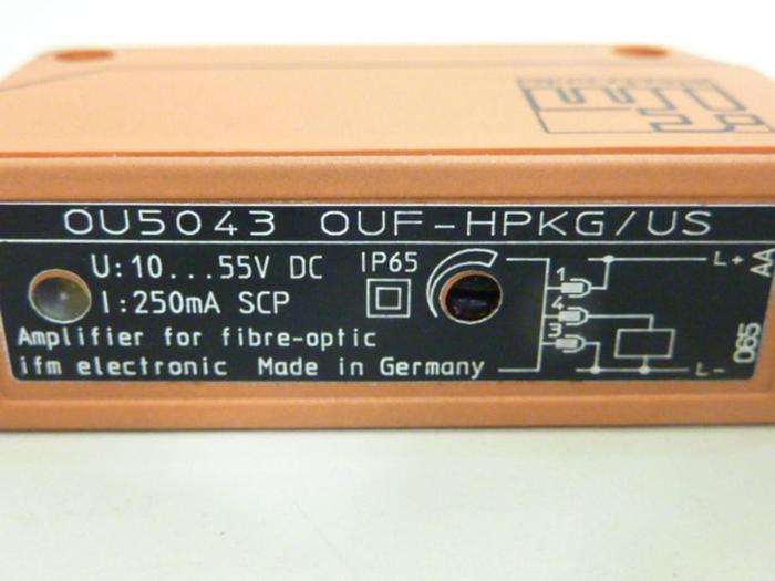 Used IFM Fiber Optic Amplifier OU5043 #51816