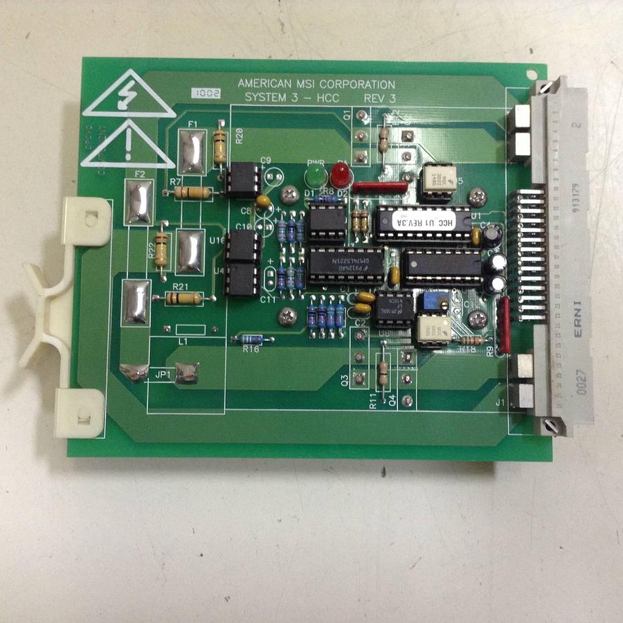 Used AMERICAN MSI Control Board C3201.010.045 Used 