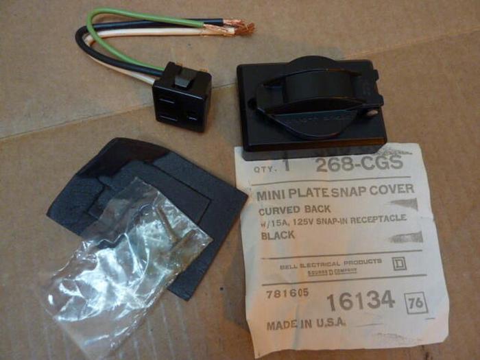 SQUARE D Mini Plate Snap Cover 16134 #26258