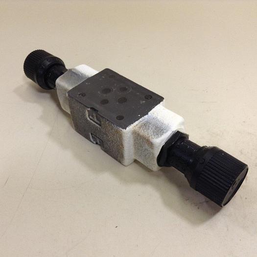 Used YUKEN Throttle & Check Modular Valve MSW-01-X-50 #72539