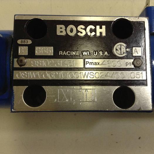 Used BOSCH Valve 081WV06P1V1068WS024/00D51 9810231454 #87858