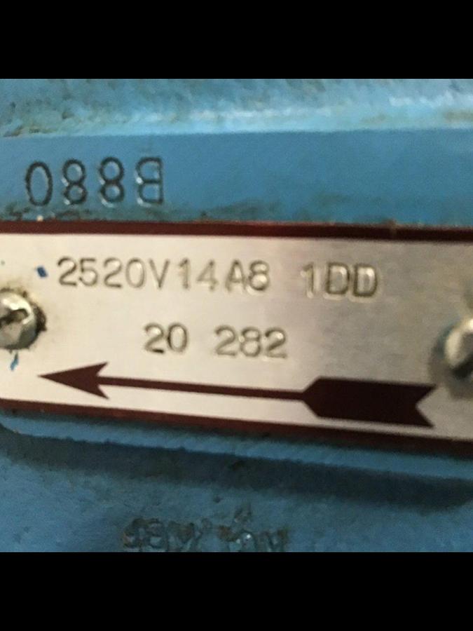 Used VICKERS Pump 2520V14A8 1DD 20 282 #139097