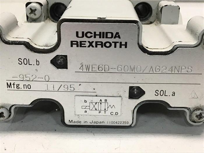 Used REXROTH Valve 4WE6D60M0/AG24NPS9520 #111764