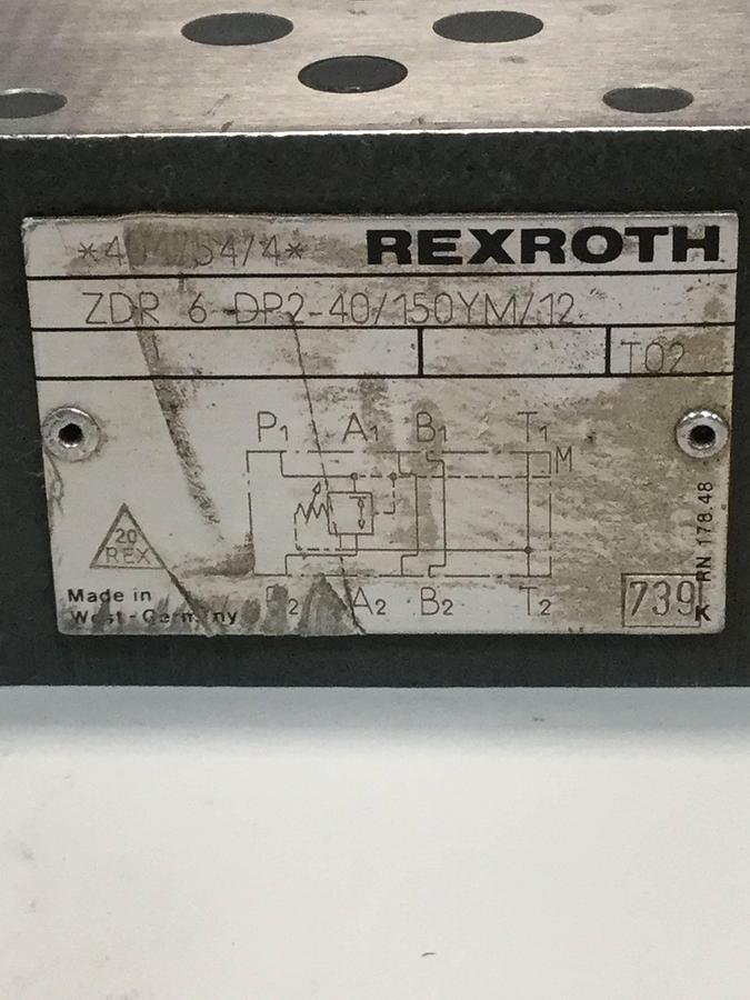 Used REXROTH Valve ZDR6DP240150YM12 Used