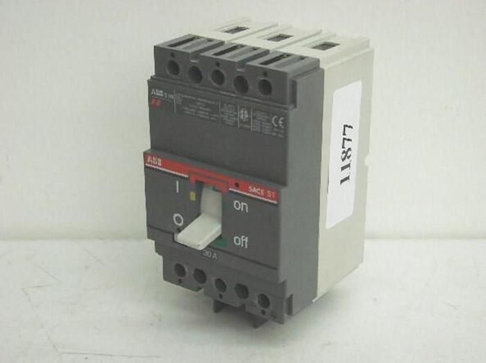 Used ABB 30 Amp Circuit Breaker SACES1N #11877