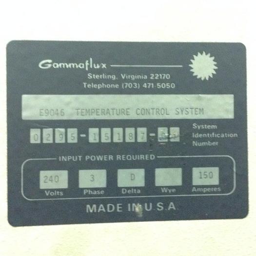 Used GAMMAFLUX Temperature Control 9034 Used
