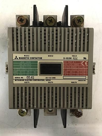 Used MITSUBISHI Magnetic Contactor S-K150 USED