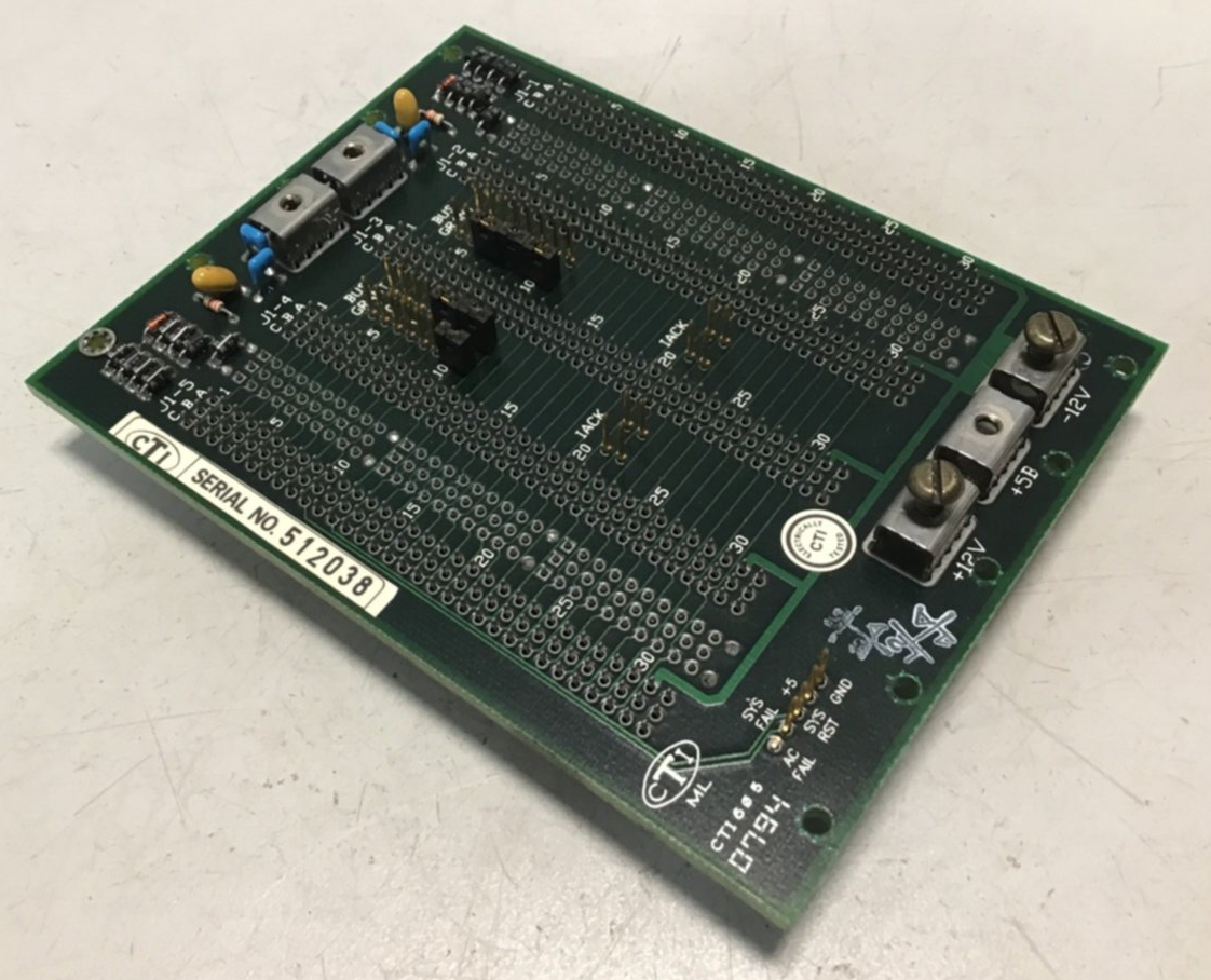 Used CTI Van Dorn Control Rack Board CTI 605 Z9421103B USED