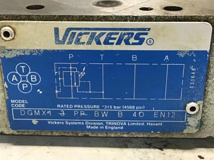Used VICKERS Solenoid Valve DGMX13PPBWB40EN12 #137979