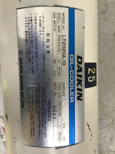 Used DAIKIN Heat Exchanger / Oil Cooler LT2020A-10 #136585
