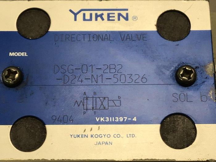 Used YUKEN Valve DSG-01-2B2-D24-N1 50326 #129965