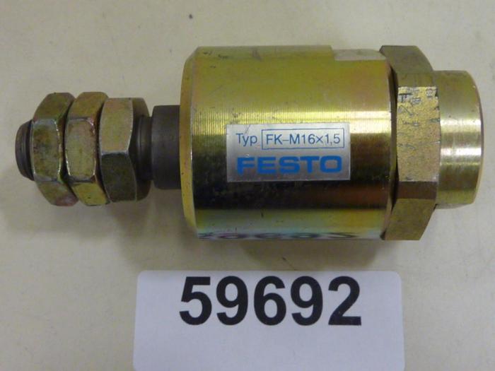 Used FESTO Rod Coupler FK-M16X1,5 #59692