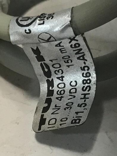 Used TURCK ELEKTRONIK Sensor BI15-HS865-AN6X #124824