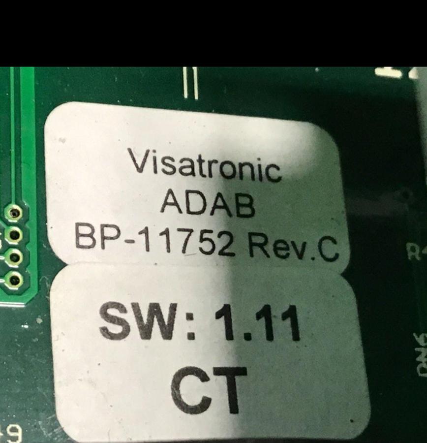 Used VISATRONIC Circuit Board BP-11752 SER C USED