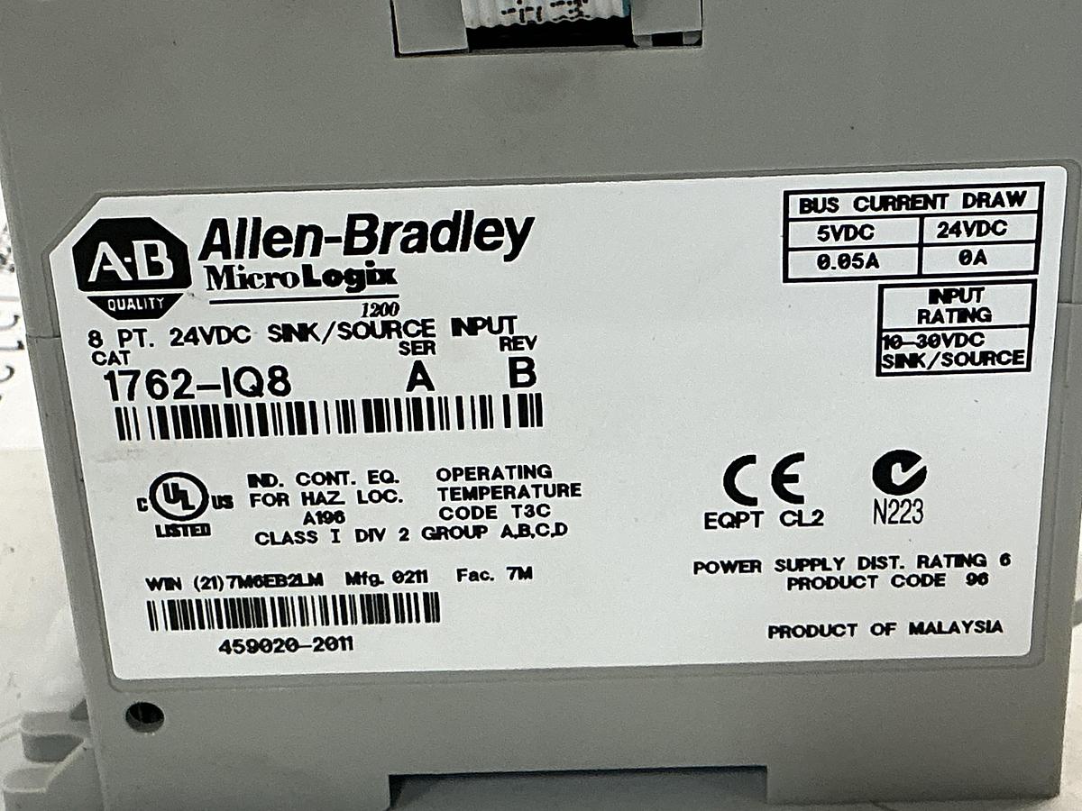 Used ALLEN BRADLEY 1766-L32BWA SER B