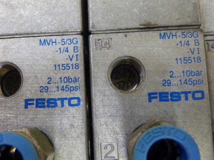Used FESTO Control Block / Valve Terminal IFB8-02 #52850