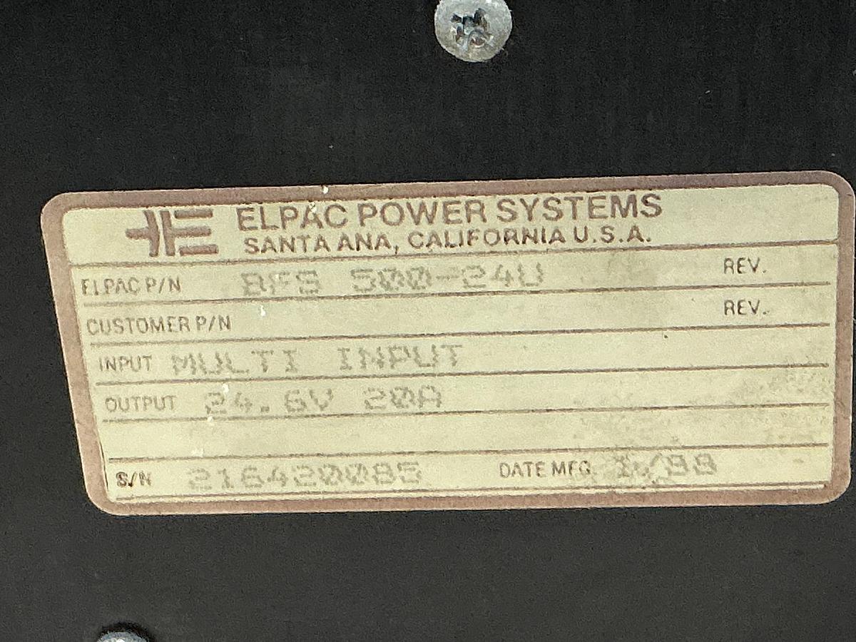 Used ELPAC POWER SYSTEM BFS 500-24U