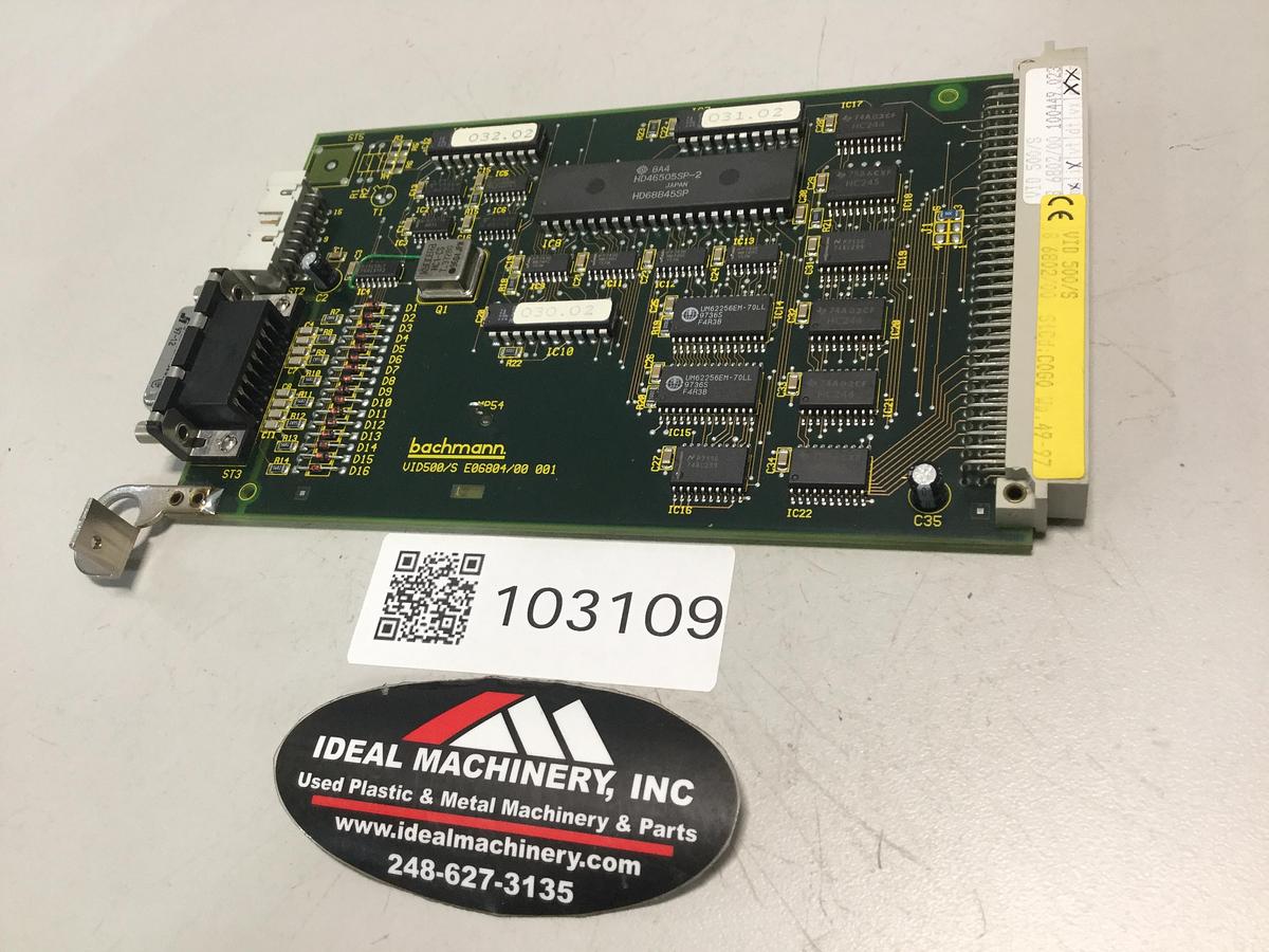 Used BACHMANN ELECTRONIC Circuit Board VID500/S USED