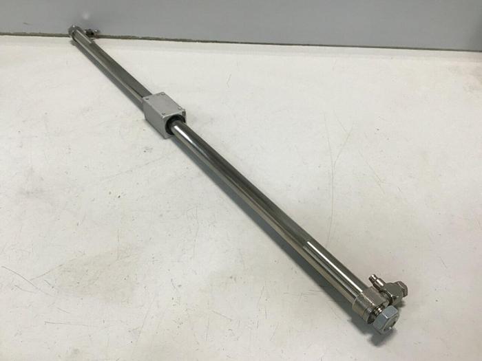 Used SMC Rodless Guided Cylinder NCY3B20-2075 #123213