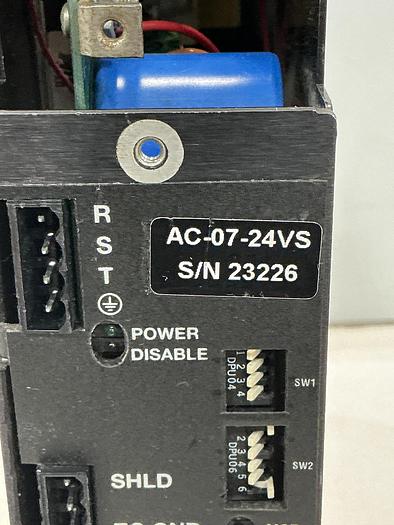 Used MTS SYSTEMS CO AC-07-24VS