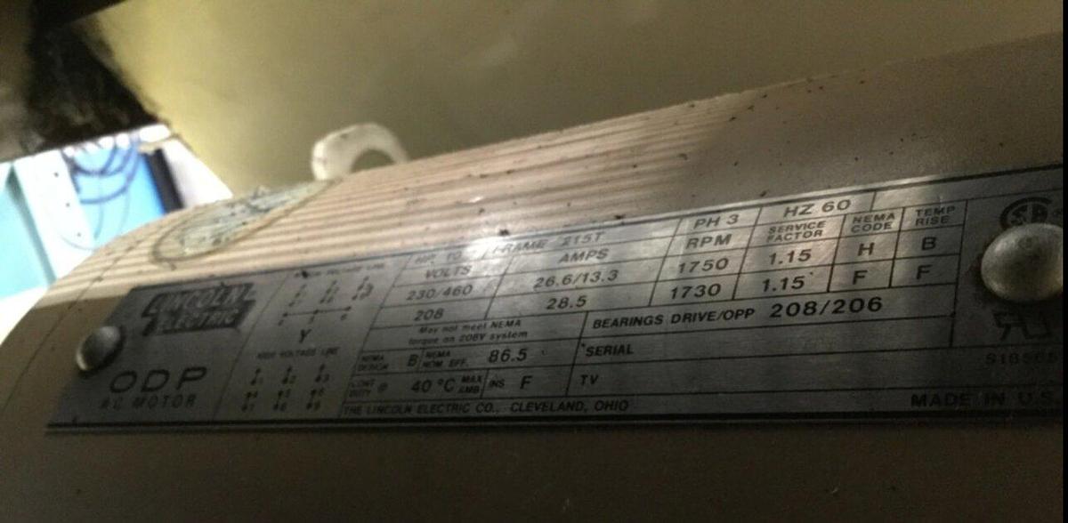 Used AEC 10 HP Grinder Granulator, RG1012P1, Used