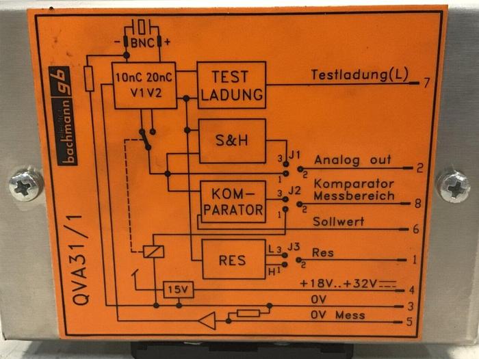 Used BACHMANN ELECTRONIC Load Amplifier QVA31/1 #136938
