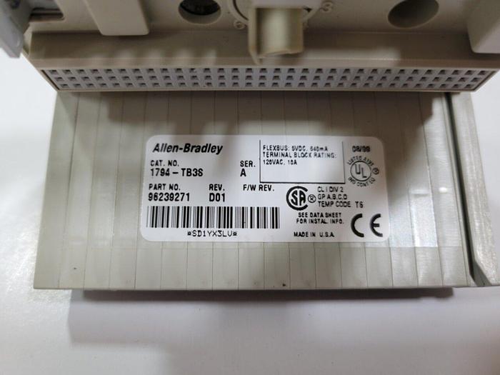 Used ALLEN BRADLEY Input Module 1794-IB16 SER A Used