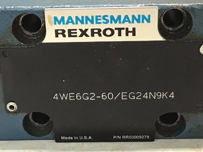 Used MANNESMANN REXROTH Hydraulic Valve 4WE6G2-60/EG24N9K4 #138028
