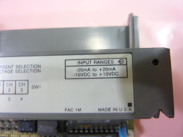 Used ALLEN BRADLEY Analog Input Module 1746-NI4 #43531