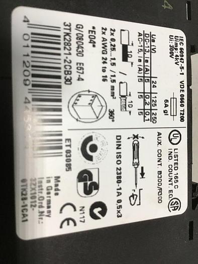 Used SIEMENS Relay Module 3TK2821-2CB30 #138544