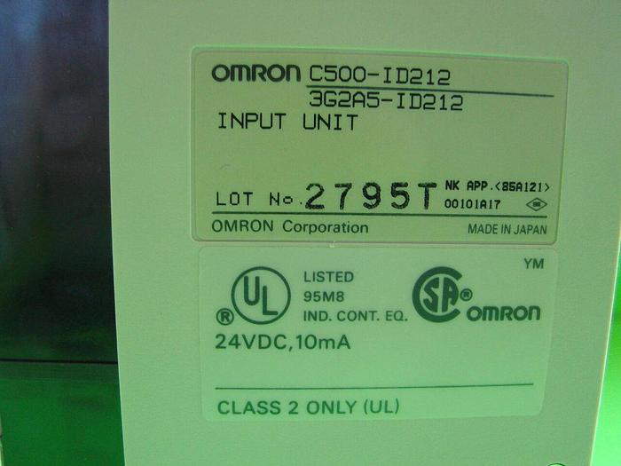 Used OMRON Input Module C500-ID212 #11006