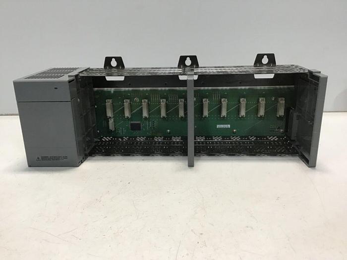 Used ALLEN BRADLEY Power Supply, Slot Rack 1746-P2 SER C / 1746-A10 SER B #118397