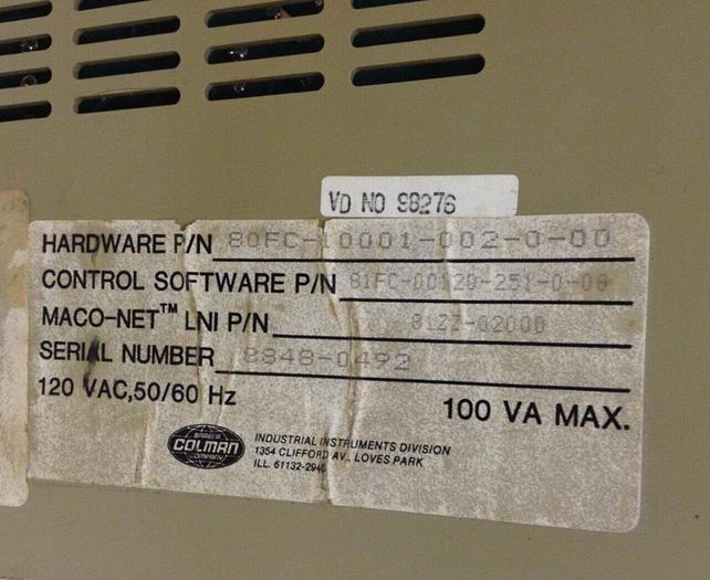 Used BARBER COLMAN Positioning Module 80FC-10001-002-0-00 #80098