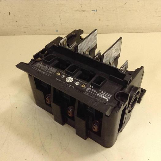 Used ALLEN BRADLEY 60 Amp Disconnect Switch 1494V-DS60 SER A #70205