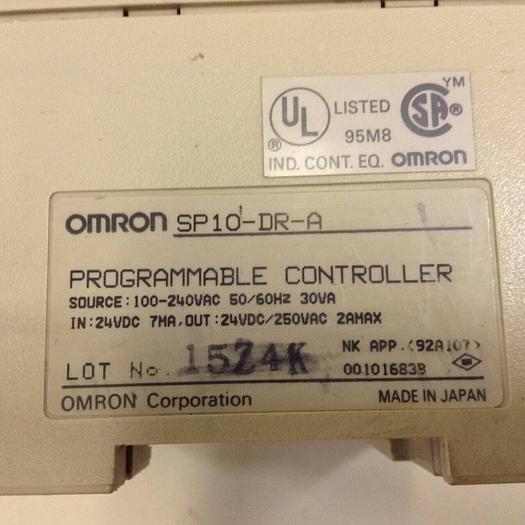 Used OMRON Programmable Controller SP10-DR-A #88526