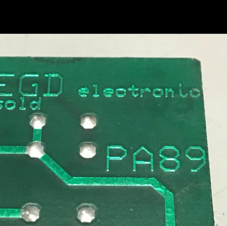 Used EGD ELECTRONIC Circuit Board PA89 USED