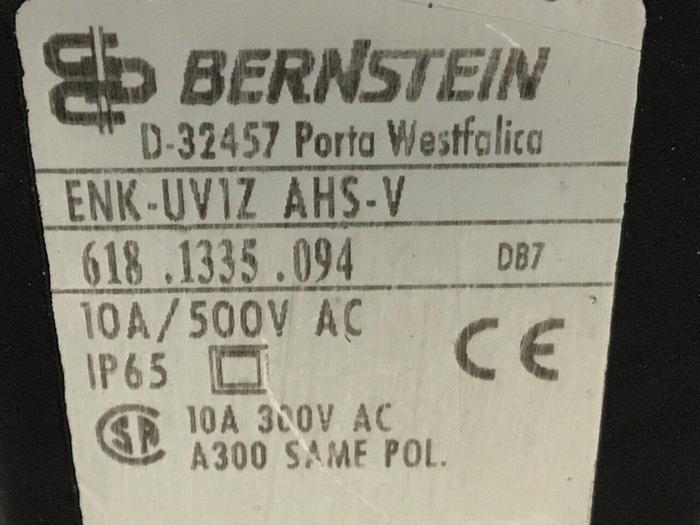 Used BERNSTEIN Limit Switch ENK-UV1Z AHS-V Used
