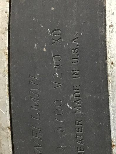 Used WELLMAN 700 Watt Heater Band 326334 700W #125861