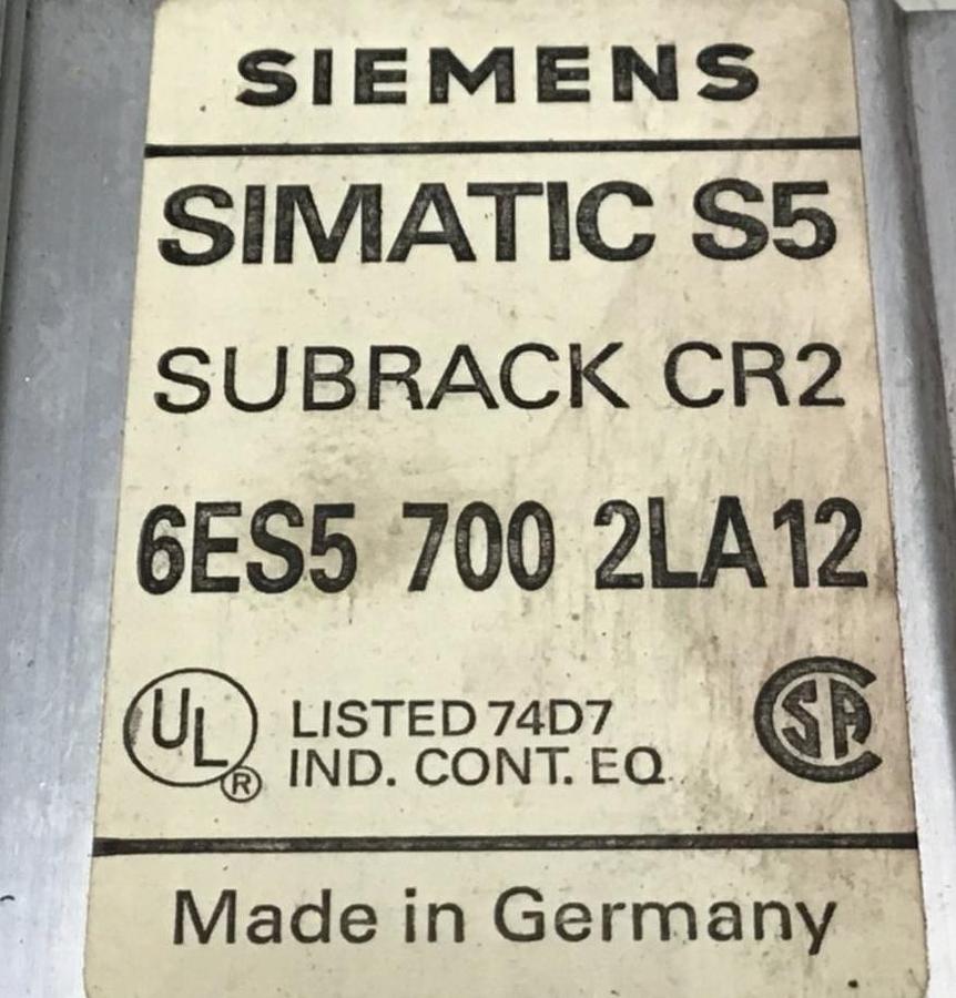 Used SIEMENS Rack Simatic S5 6ES5 700-2LA12 USED