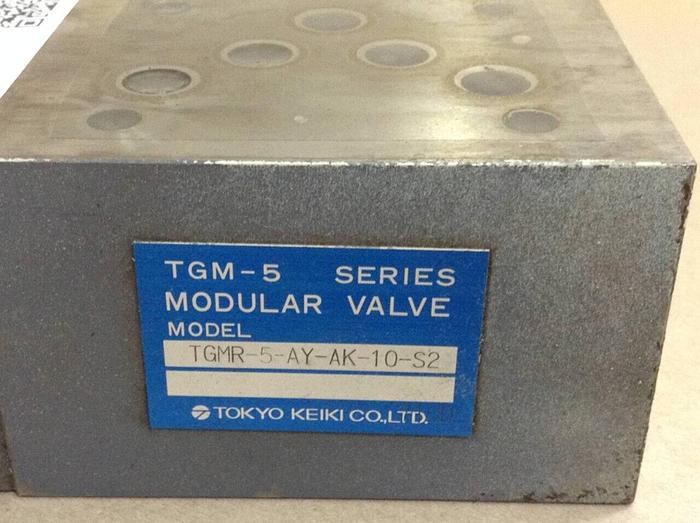 Used TOKYO KEIKI Modular Valve TGMR-5-AY-AK-10-S2 #67866
