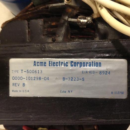 Used ACME ELECTRIC Standard Power Supply 750B24H #82855