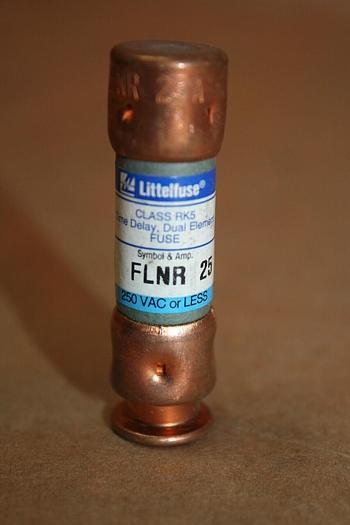 Used LITTELFUSE 25 Amp Fuse FLNR-25 #19088