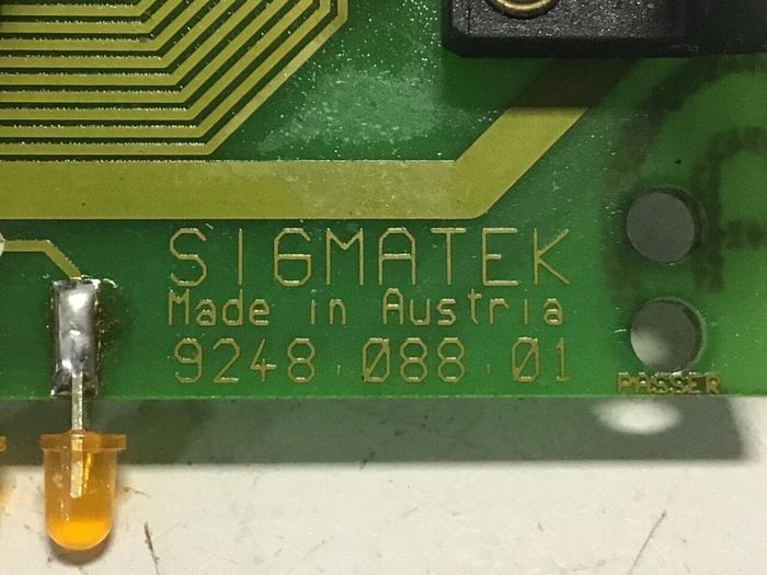 Used SIGMATEK Circuit Board 9248.088.01 Used