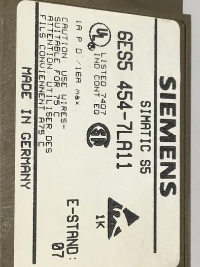 Used SIEMENS Digital Output 6ES5 454-7LA11 #110953