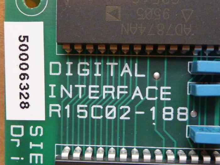 Used SIEMENS Digital Interface Board R15C02-188 Used