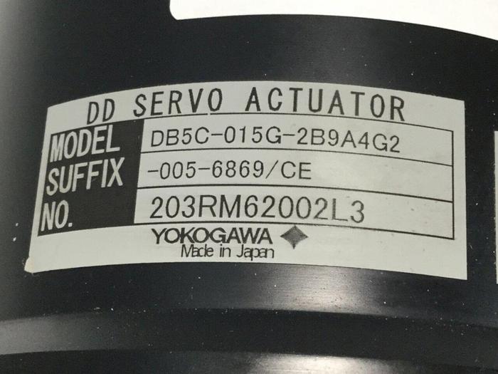 Used YOKOGAWA DC Servo Actuator DB5C-015G-2B9A4G2-005-6869/CE #102281