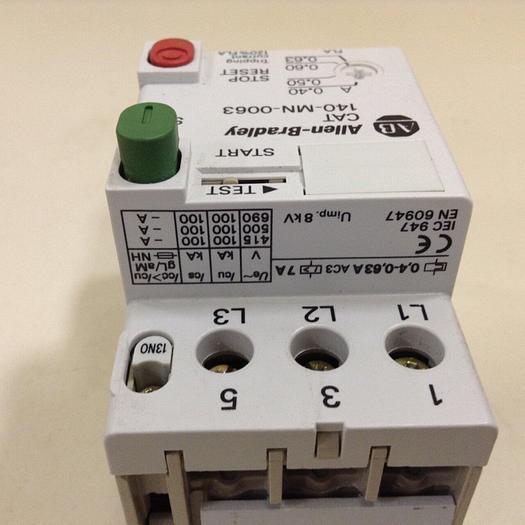 Used ALLEN BRADLEY 25 Amp Circuit Breaker 140-MN-0063 SER C #72052