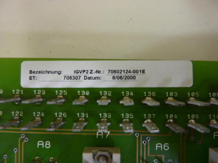 Used AEG Circuit Board 70602124B600 #53863