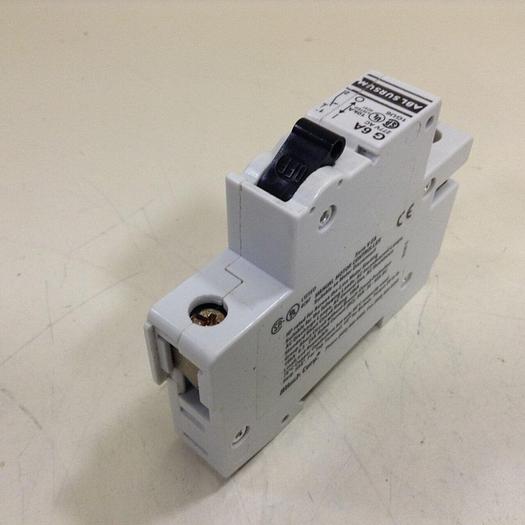 Used ABL SURSUM 6 Amp Breaker 1GU6 #84779